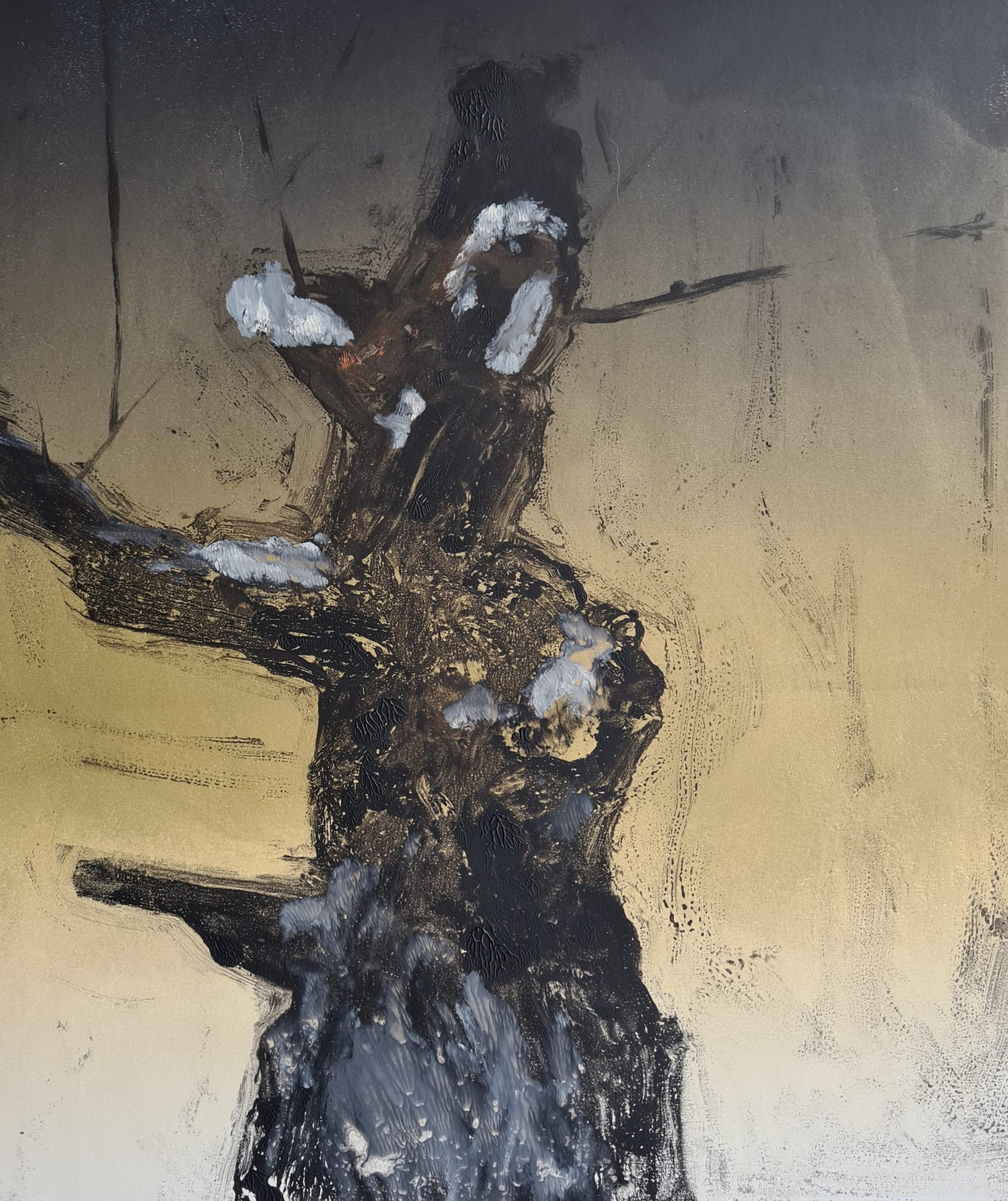 Stump #178, Monoprint, 36cm x 30cm