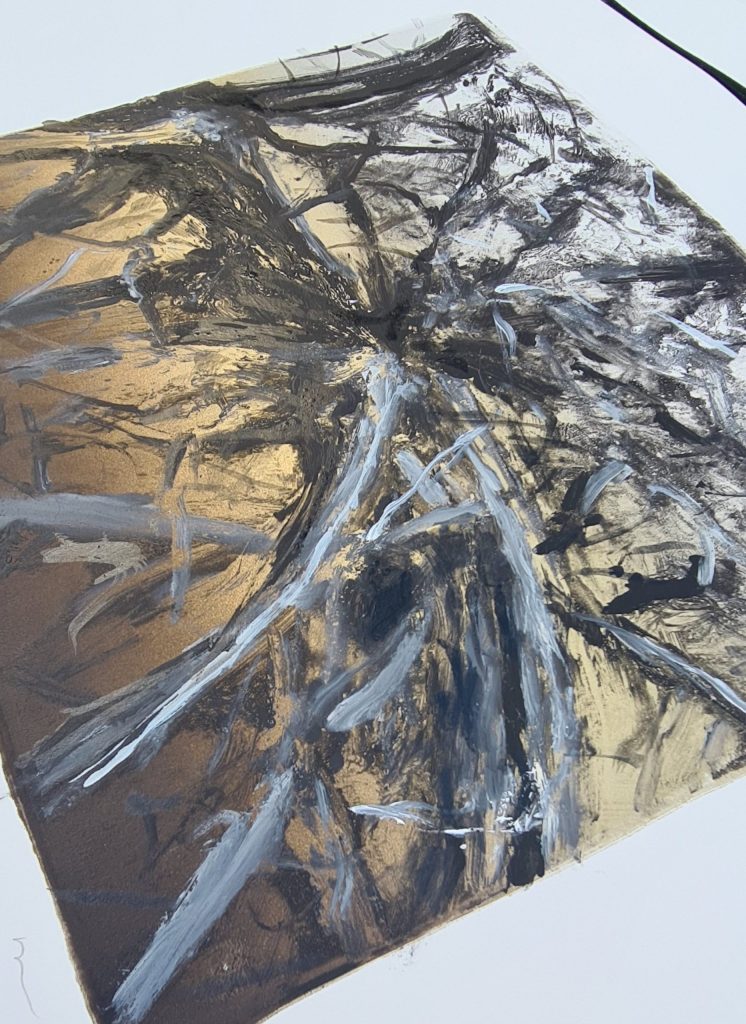 Ojai 13, Monoprint, 36cm x 30cm